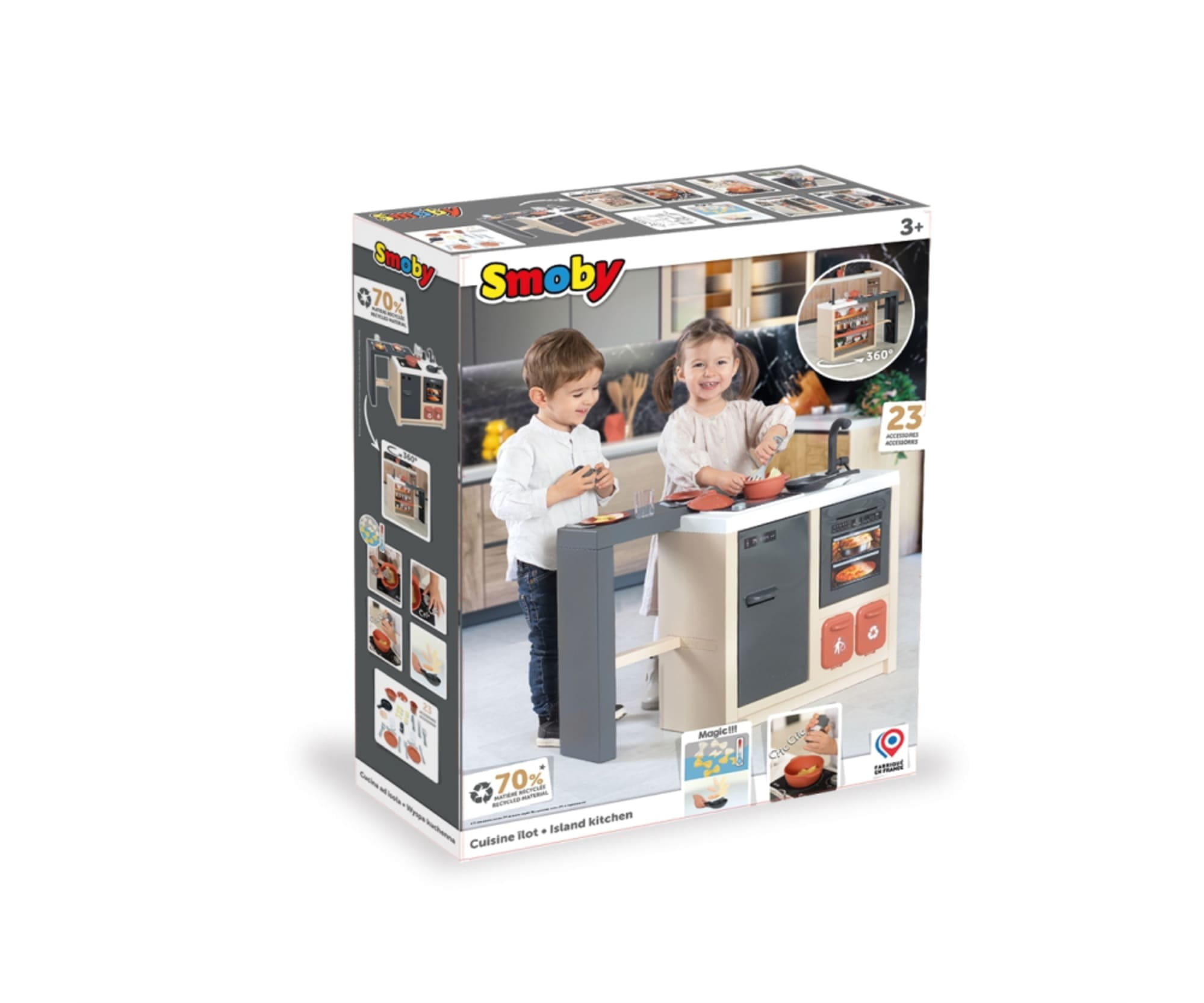 Smoby Spielkueche Kuecheninsel