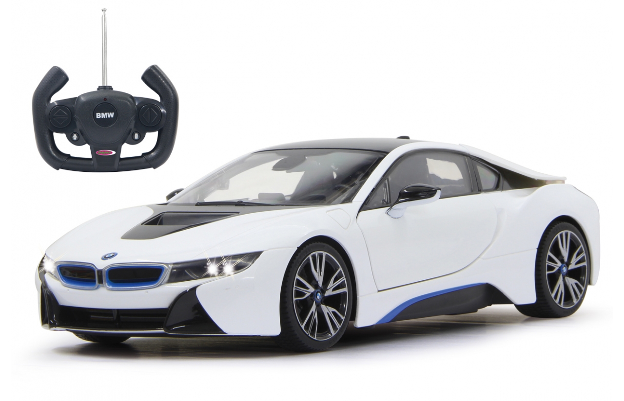 Jamara BMW I8 1:14 weiß Tür fernbedienbar 2,4Ghz
