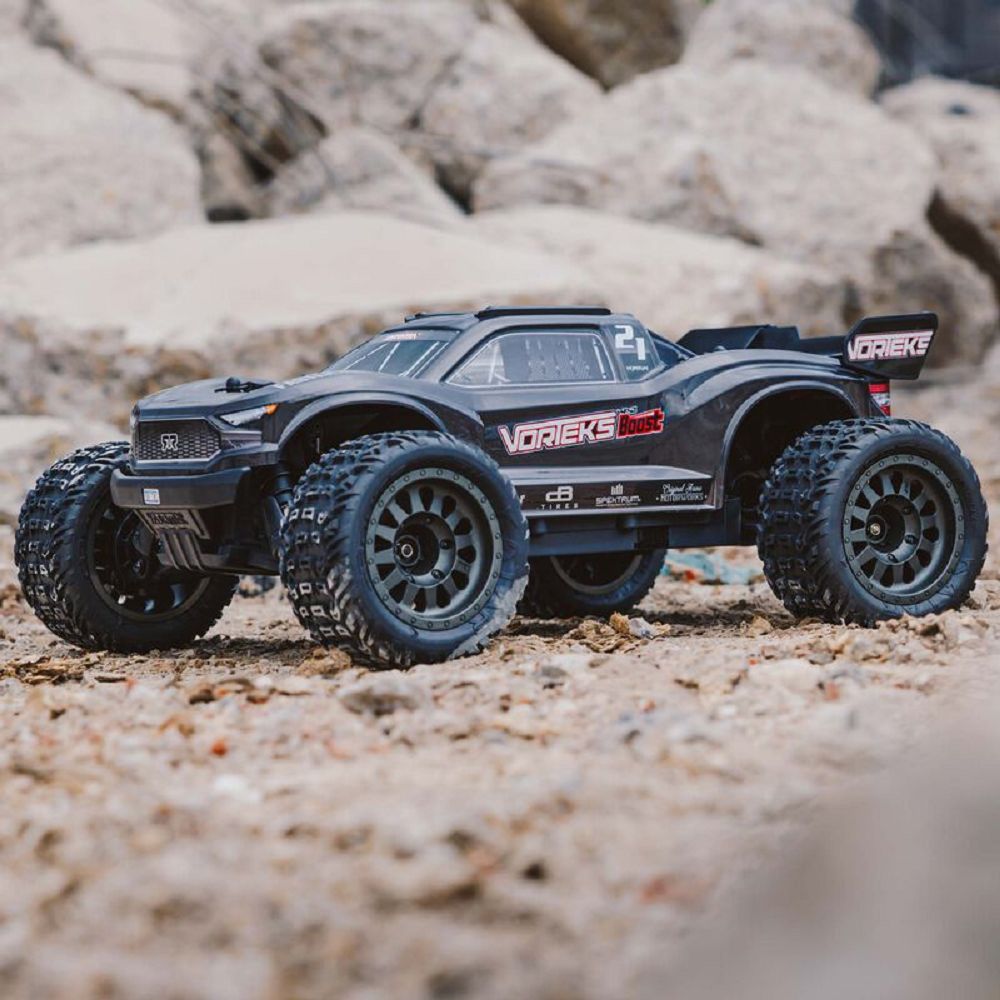 Arrma RC Stadium Truck Vorteks Boost 4X2 550 Mega 1:10 2WD RTR Gunmetal