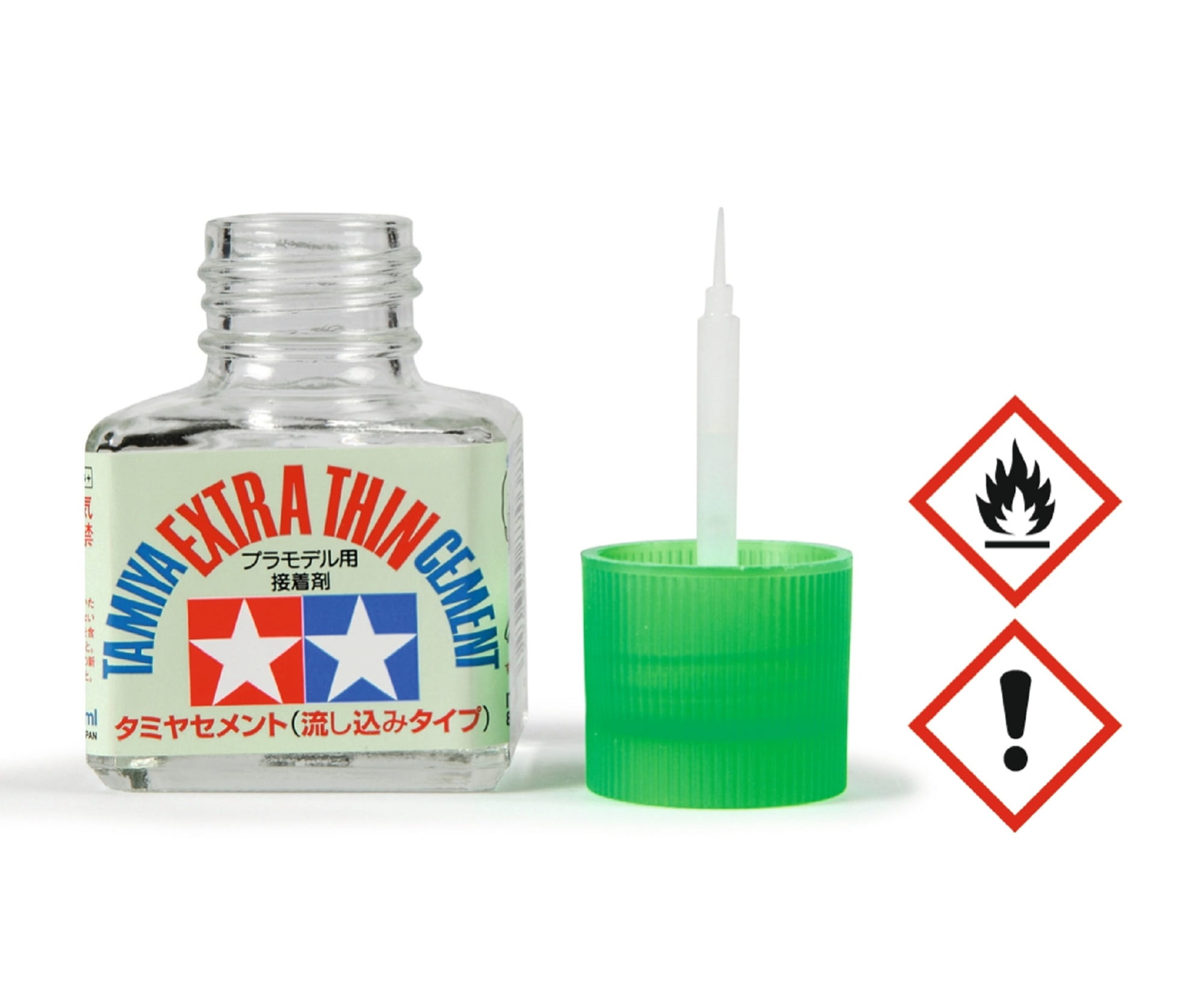 Tamiya Plastikkleber 40ml Extraduenn fuer Modellbau mit Pinsel