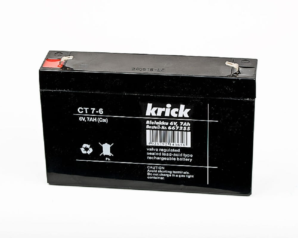 Krick Bleiakku 6V / 7Ah Krick Bleiakku 6V / 7Ah