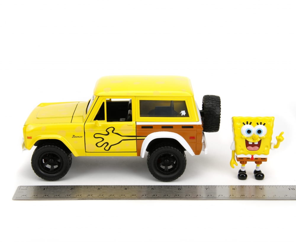 Jada Sponge Bob 1973 Ford Bronco 1:24 Modellauto
