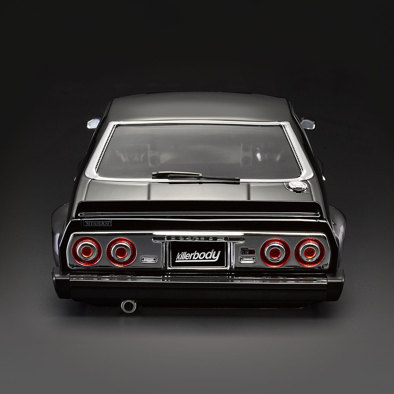 Killerbody Nissan Skyline 2000 Turbo GT-ES Karosserie lackiert Schwarz 195mm RTU