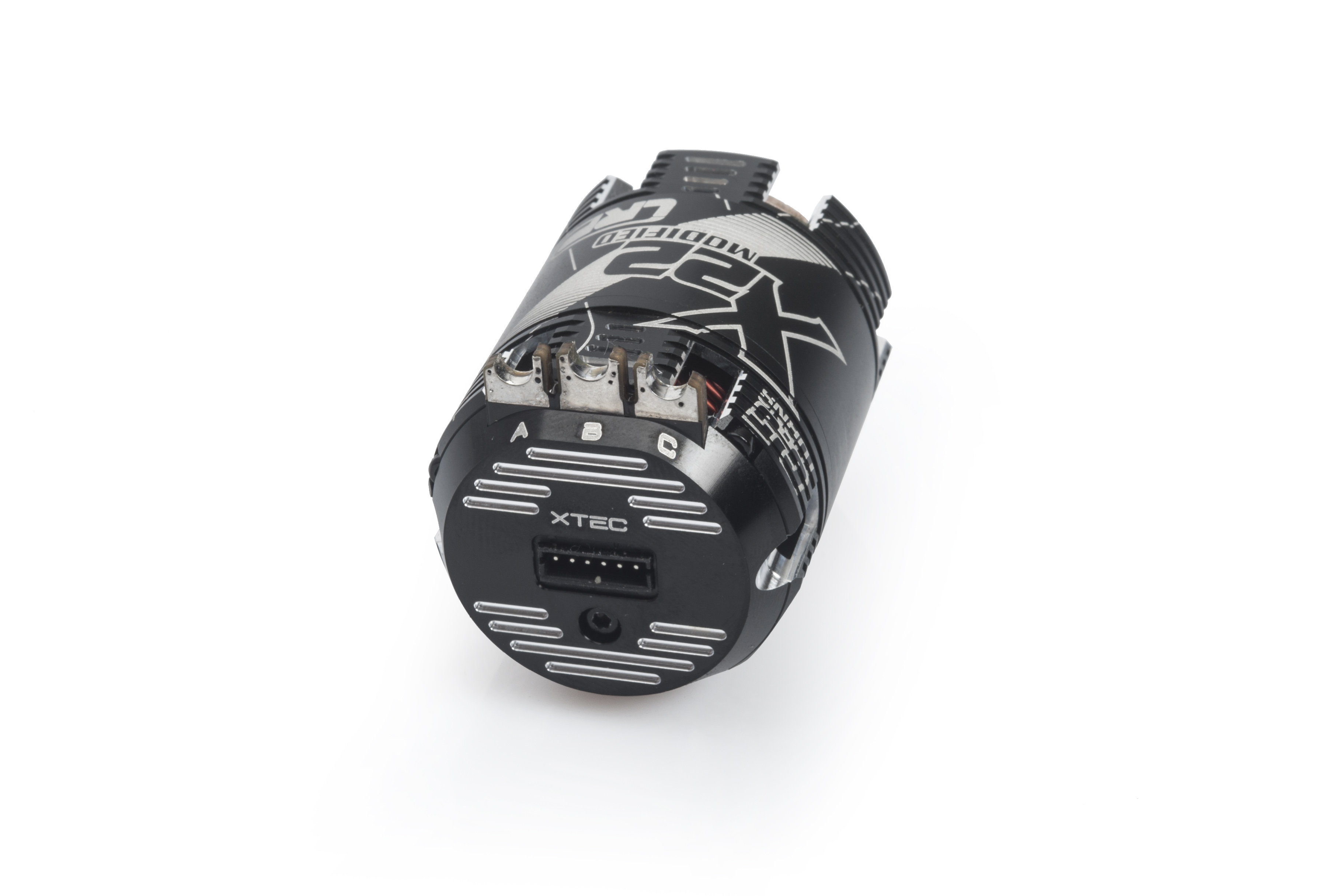 LRP X22 Aluminium Endplatte - schwarz