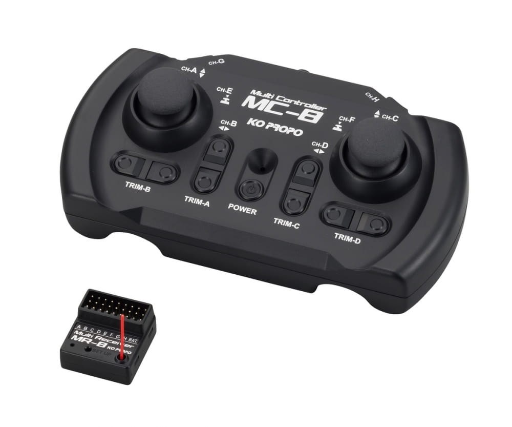 Carson RC KO Propo MC-8 MX-F TR 8 Kanal Fernsteuerung 2_4GHz