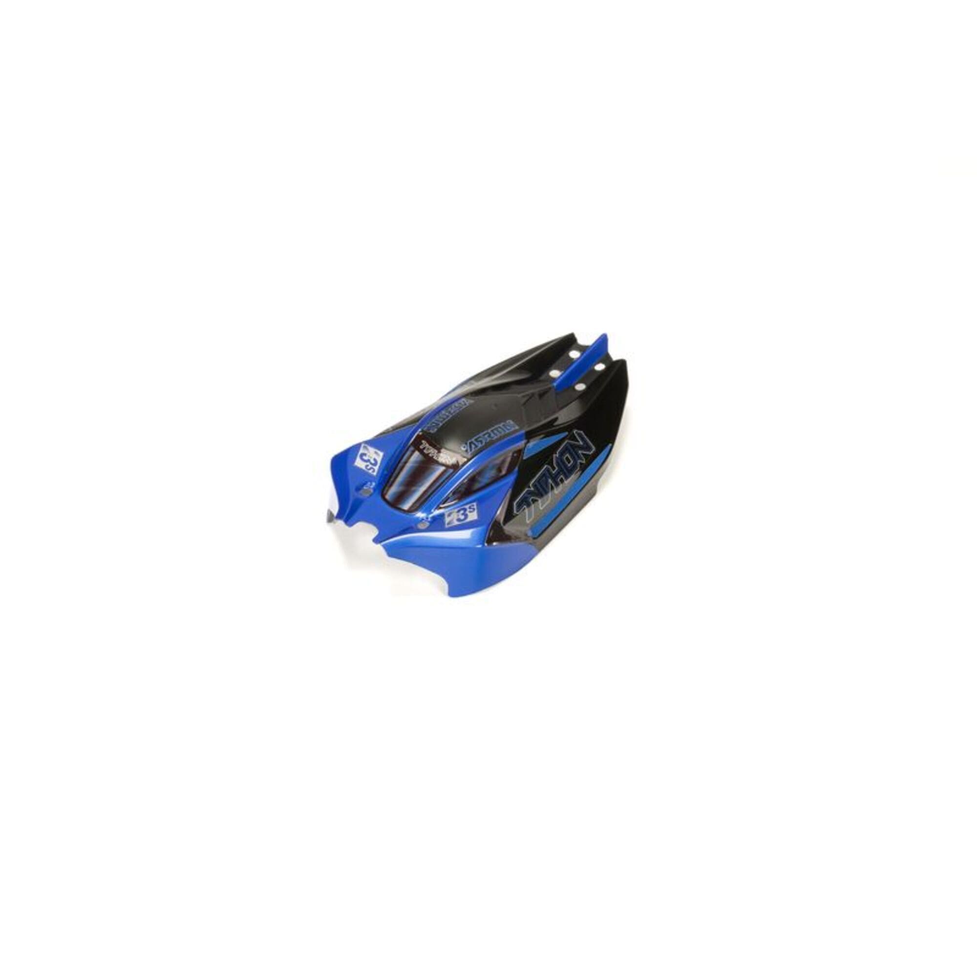 Arrma Typhon Buggy 1_14 grom Karosserie Blau-Schwarz - RC-Zubehoer