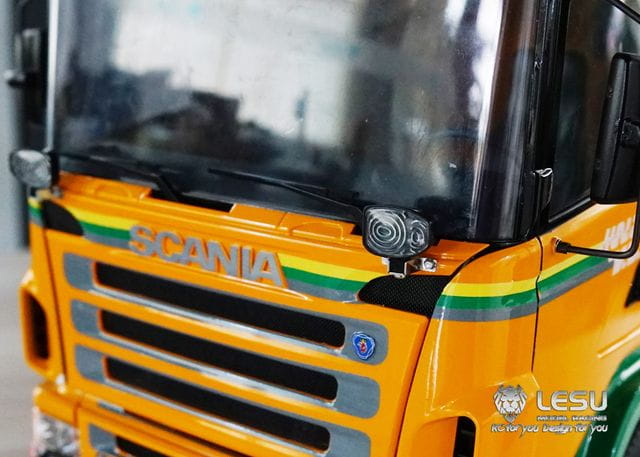 Lesu Scheinwerfer-Set fuer Front mit LED gelb und weiss - RC-Zubehoer