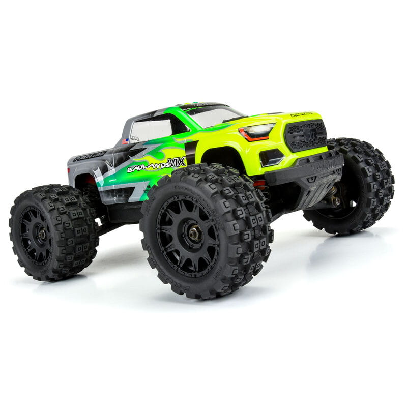 Proline 1_18 Badlands MX 1.85 F_R MTD 12mm Black Raid_ Granite GROM - RC-Zubehoer
