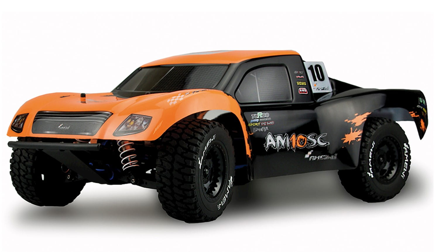Amewi 1:10 AM10SC V3 Brushless 5200KV Short Course Truck orange / schwarz