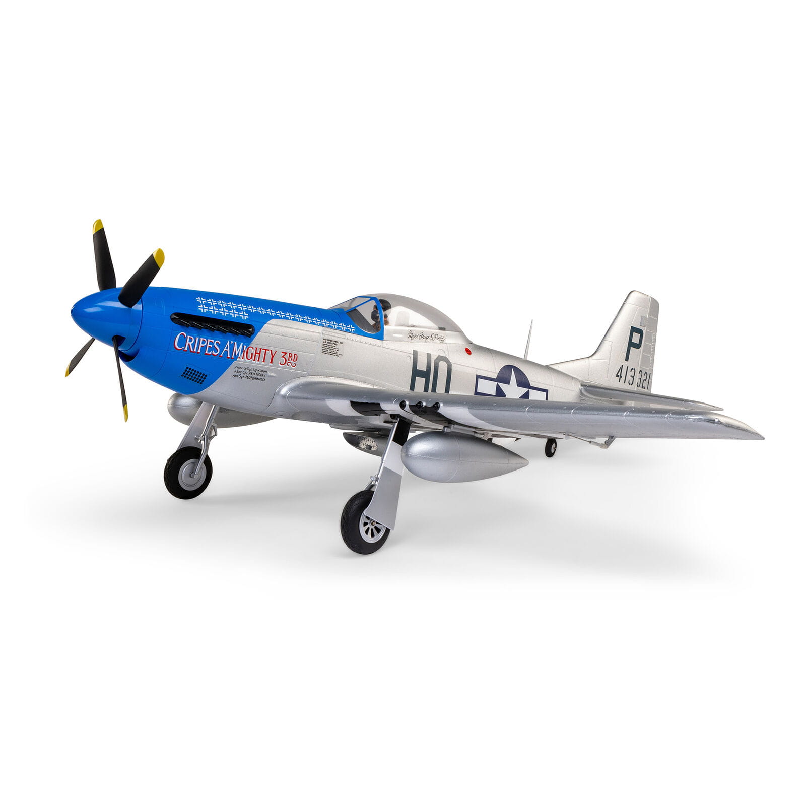 E-flite P-51D Mustang 1.2m BNF Basic mit AS3X und SAFE Select