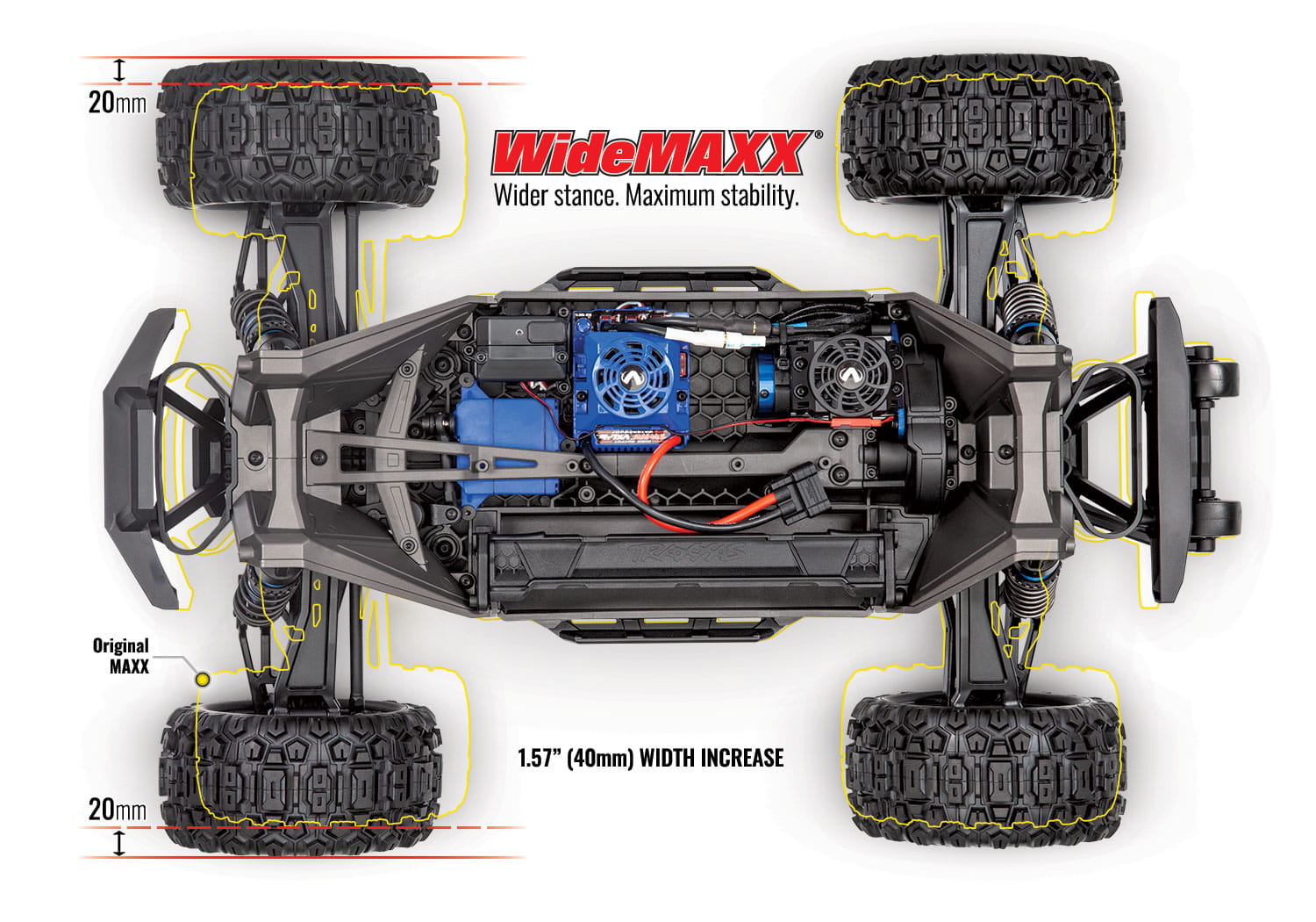 Traxxas 1:10 Wide MAXX RTR TSM SR VXL 4S Brushless Monstertruck Grün Traxxas 1:10 Wide MAXX RTR TSM SR VXL 4S Brushless Monstertruck Grün