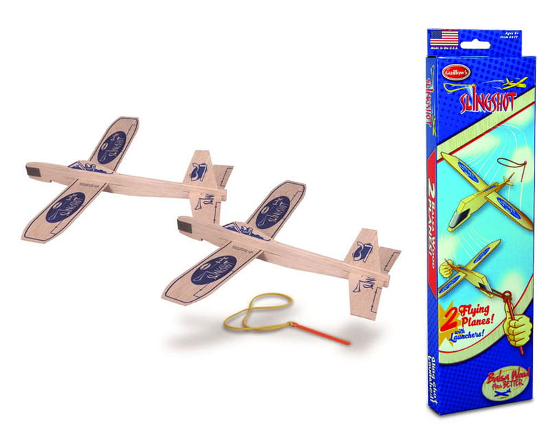 Guillow's Freiflugmodell Sling Shot Balsakatapultgleiter 2er Pack Wurfgleiter Guillow's Freiflugmodell Sling Shot Balsakatapultgleiter 2er Pack Wurfgleiter - RC-Zubehoer
