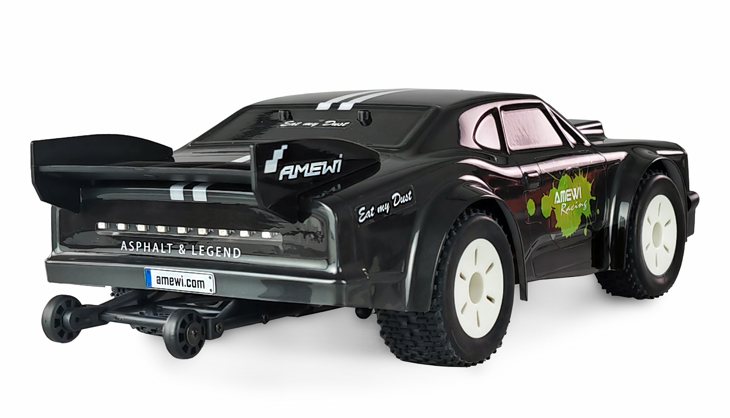 Amewi DR1.6 Drag Racer brushless 4WD 1:16 RTR dunkelgrau