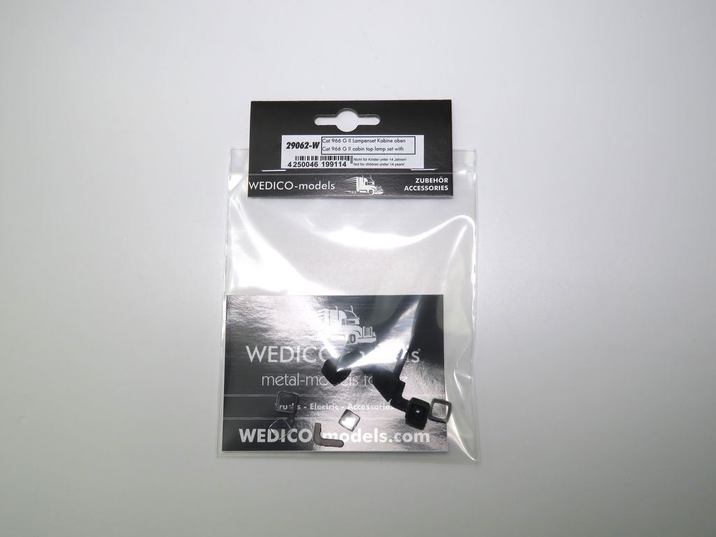 Wedico cat 966 g ii lampenset kabine oben mit halter und gläser