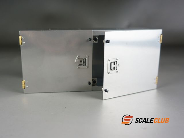 ScaleClub 1_14 Staubox 141mm mit Doppeltueren V2A - RC-Zubehoer