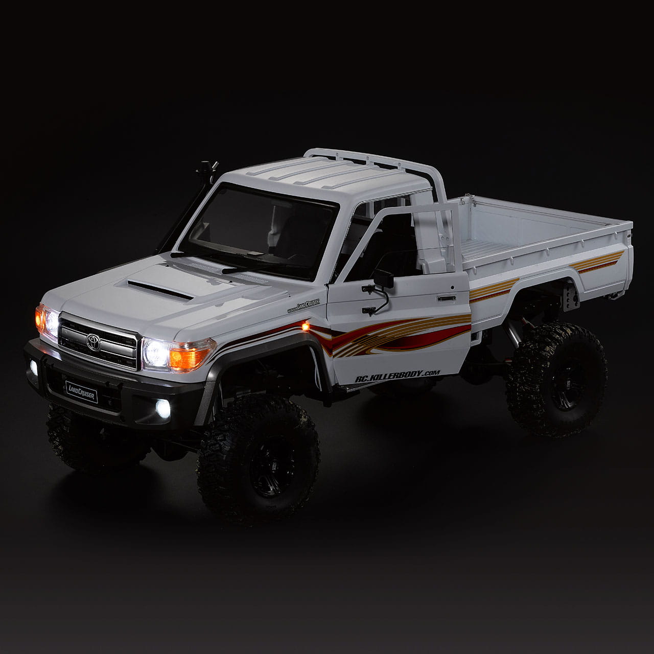 Killerbody LED Lichtset mit Kontrollbox 14 LEDs fuer Toyota LC70 - RC-Zubehoer