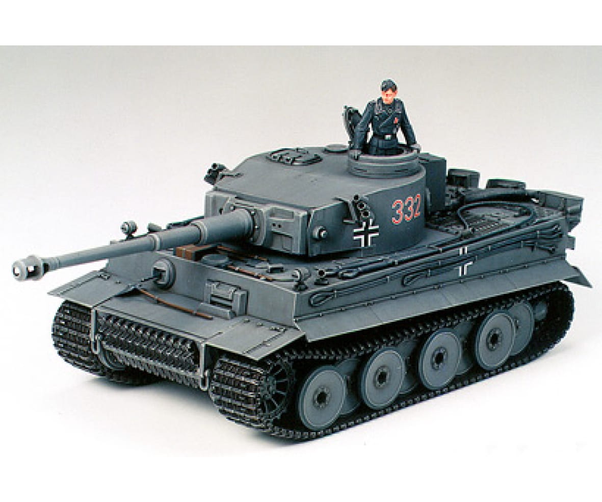 Tamiya WWII PzKpfw.VI Tiger 1 Panzer E Frühe 1:35 Plastik Modellbau Militär Bausatz