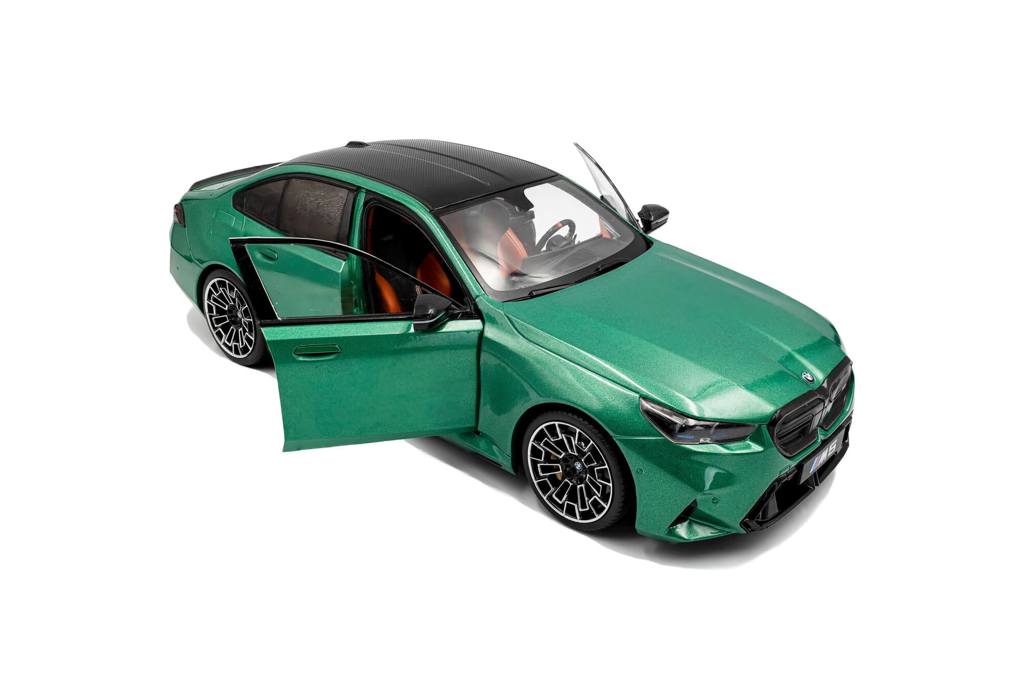 Solido BMW M5 G90 Isle of Man Green Standmodellauto im Massstab 1_18