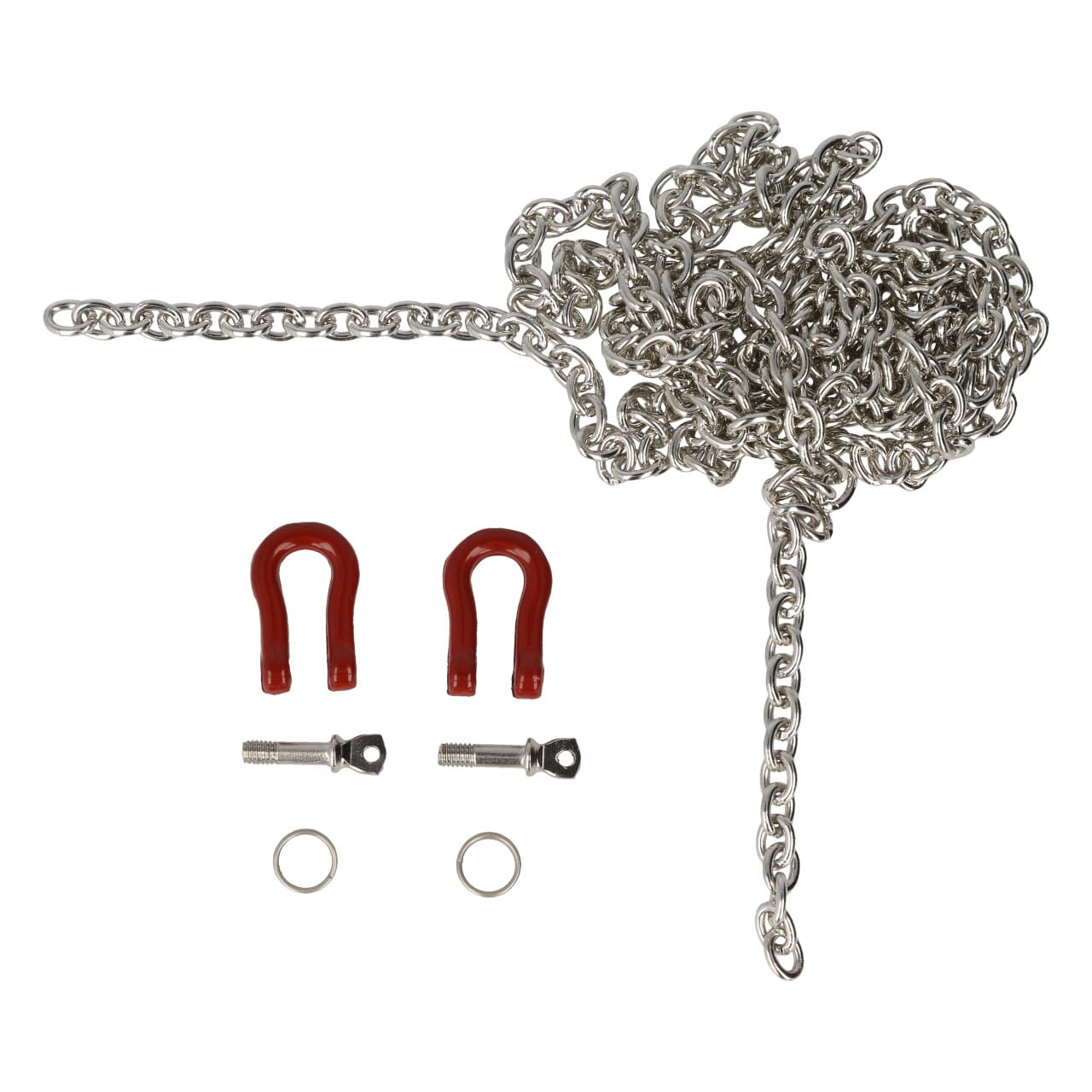 Robitronic Kette silber mit Schaekel - RC-Zubehoer