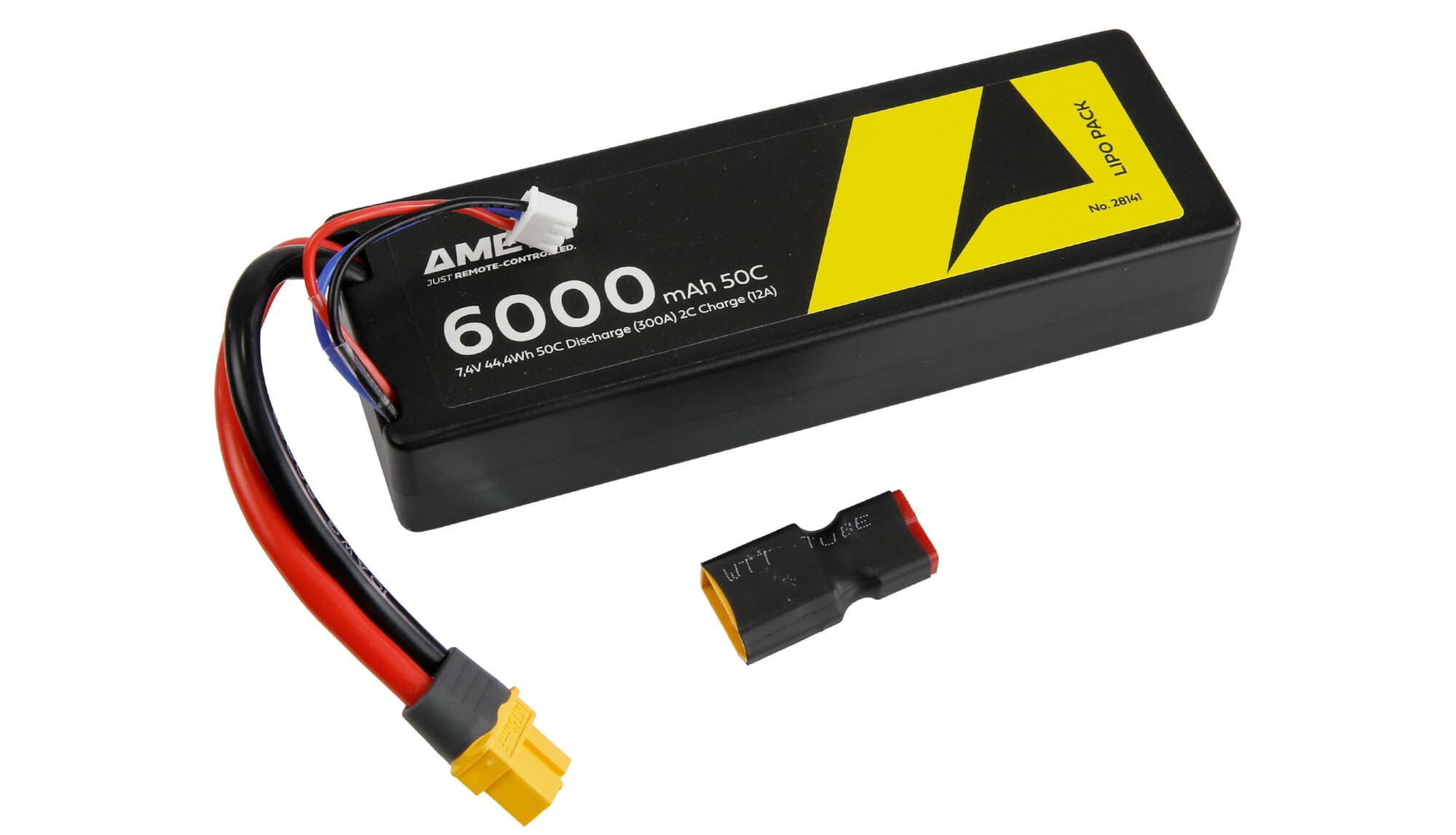 Amewi LiPo Akku 2S 7_4V 6000mAh 50C Hardcase XT60