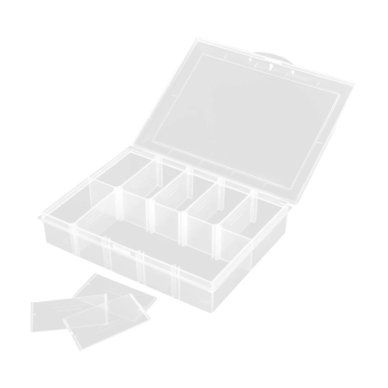 Robitronic Sortierkasten 10 Faecher variabel 134x100x29mm - RC-Zubehoer