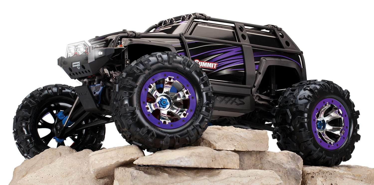 Traxxas RC Monstertruck Summit 1:8 Crawler purble RTR EVX2