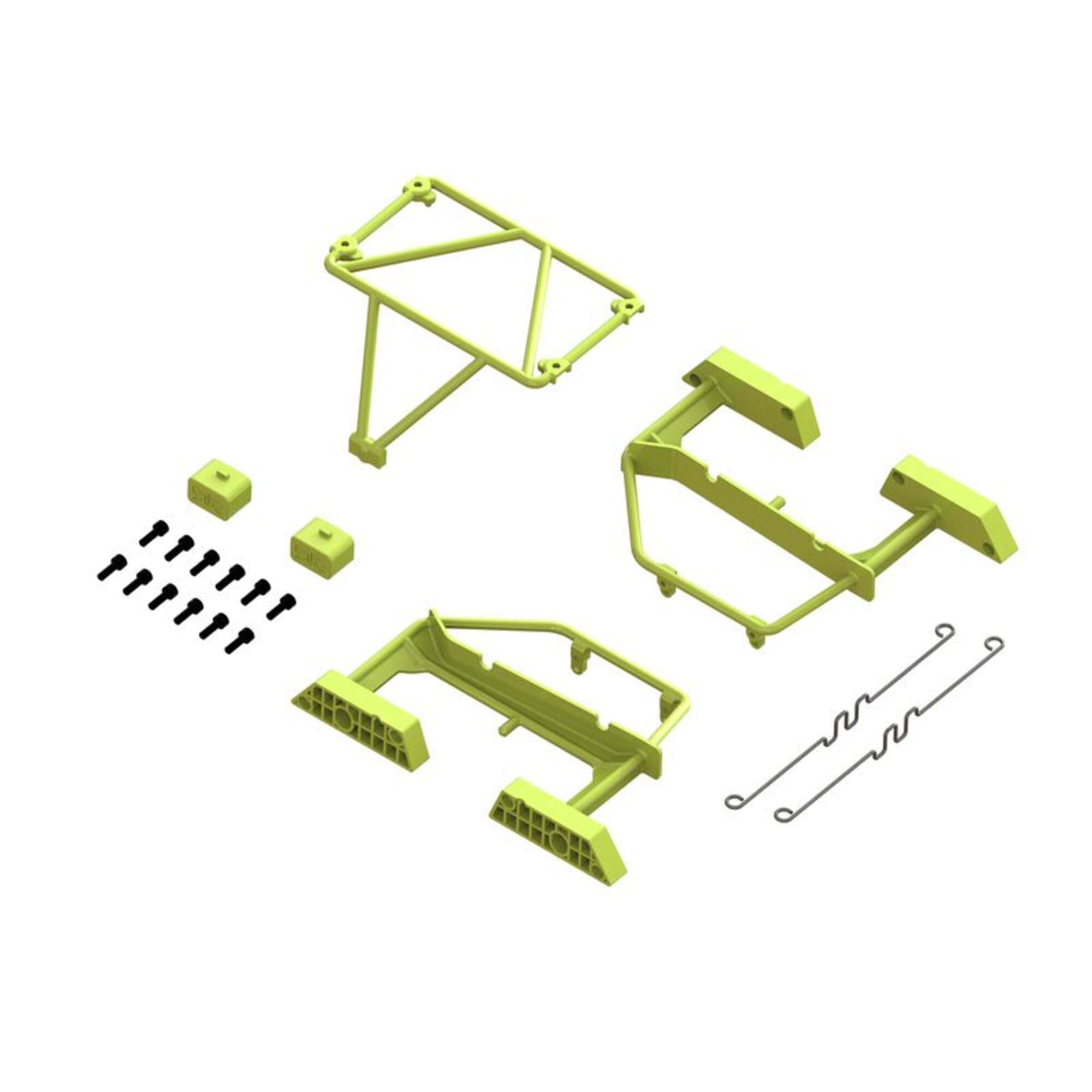 Arrma Desert Truck Karosserie Roll Cage Set Yellow_ GROM - RC-Zubehoer