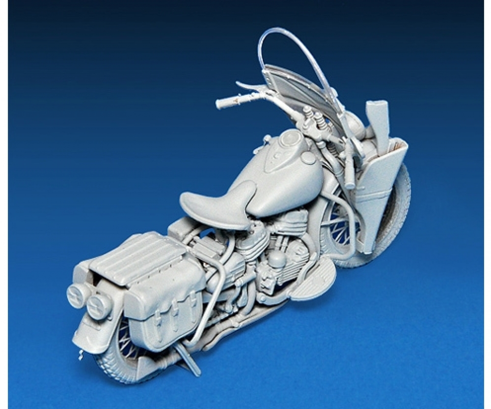 Plastikmodellbau von Miniart 1-35 us millitaerpolizei m motorrad