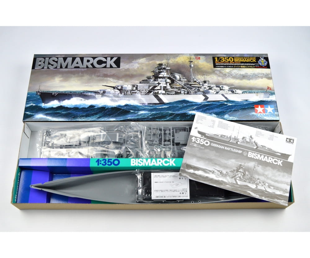 Tamiya Schiff WWII Deutsches Kampfschiff Bismarck 1:350 Modellbau Militär Bausatz Tamiya Schiff WWII Deutsches Kampfschiff Bismarck 1:350 Modellbau Militär Bausatz