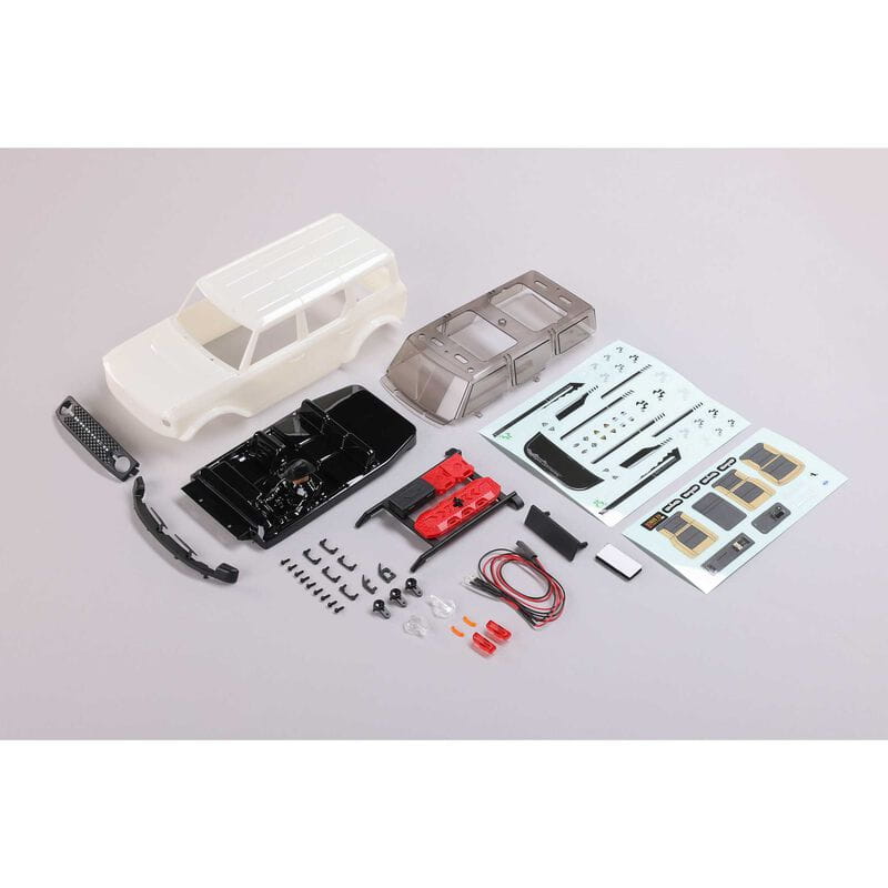 Axial Ford Bronco Karosserie_ White_ SCX24 - RC-Zubehoer
