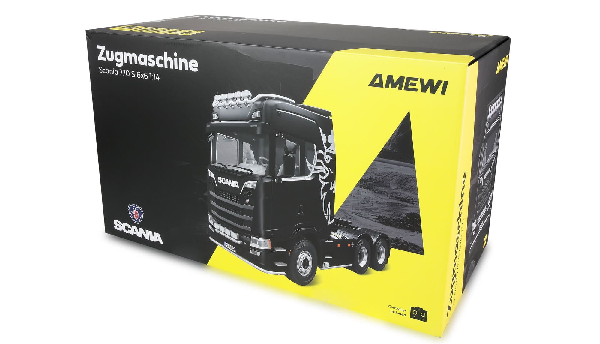 Amewi Scania 770 S RC Truck 6x6 1_14 RTR schwarz Vollmetall