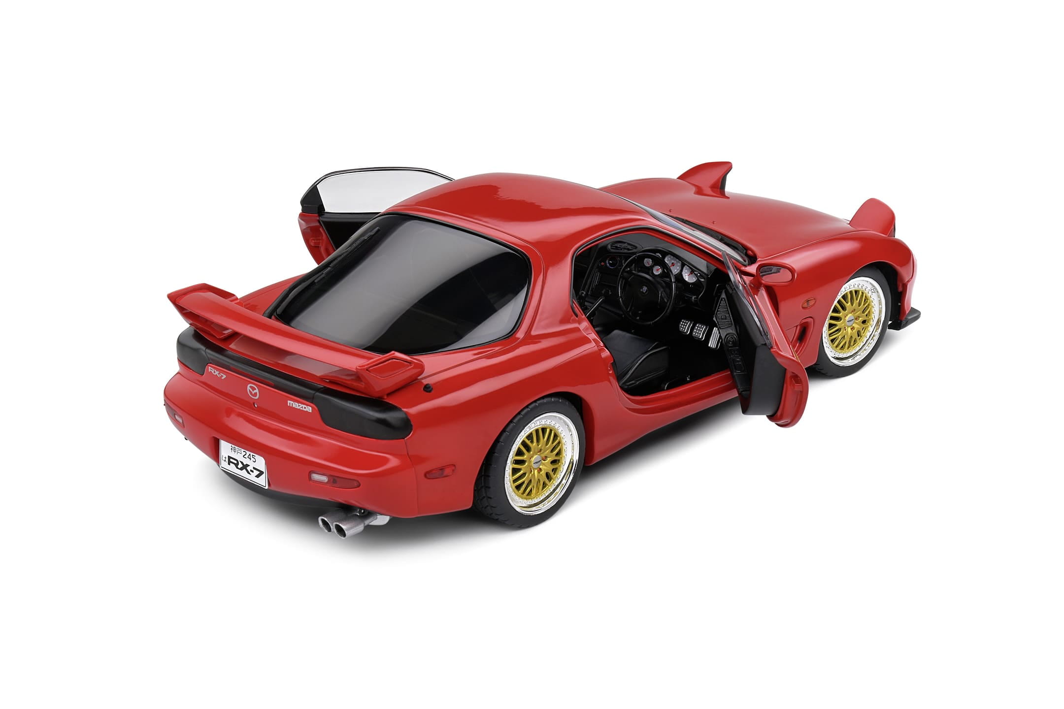 Mazda RX-7 FD3RS Modell 1_18 1994 in Vintage Red_ Die-cast_ bewegliche Tueren