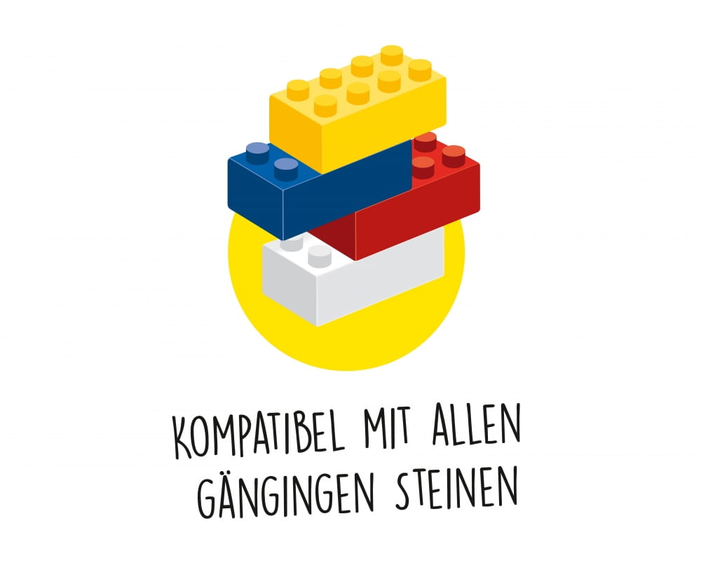 Simba Blox Bausteine 40 weiße 8er Steine in Dose
