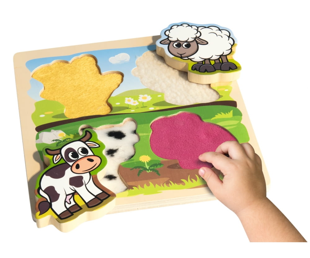 Eichhorn Fühl-Puzzle mit Stoff 5-tlg.