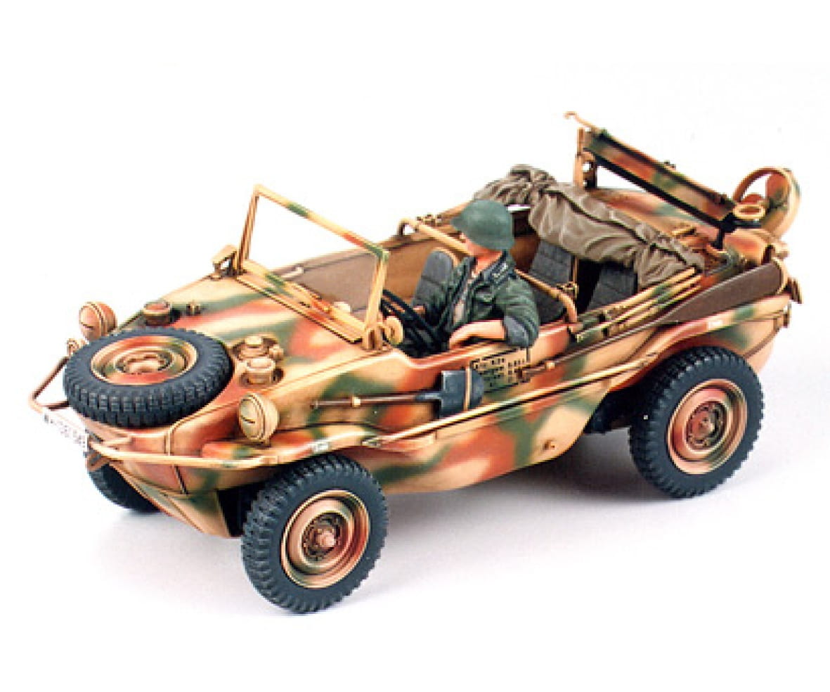 Tamiya WWII PKW.K2s Schwimmwagen T.166 1:35 Plastik Modellbau Militär Bausatz