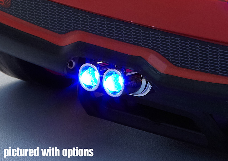 Killerbody Chrome Auspuff Set "Double Type" ohne LED