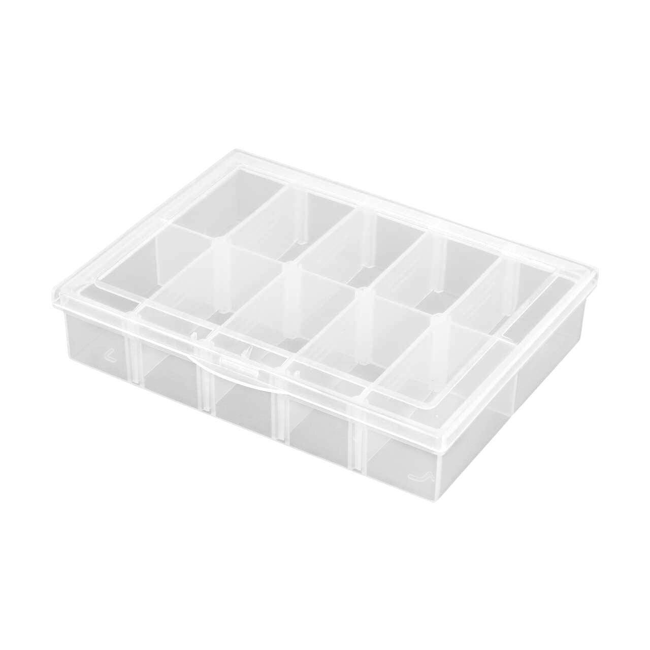 Robitronic Sortierkasten 10 Faecher variabel 134x100x29mm - RC-Zubehoer