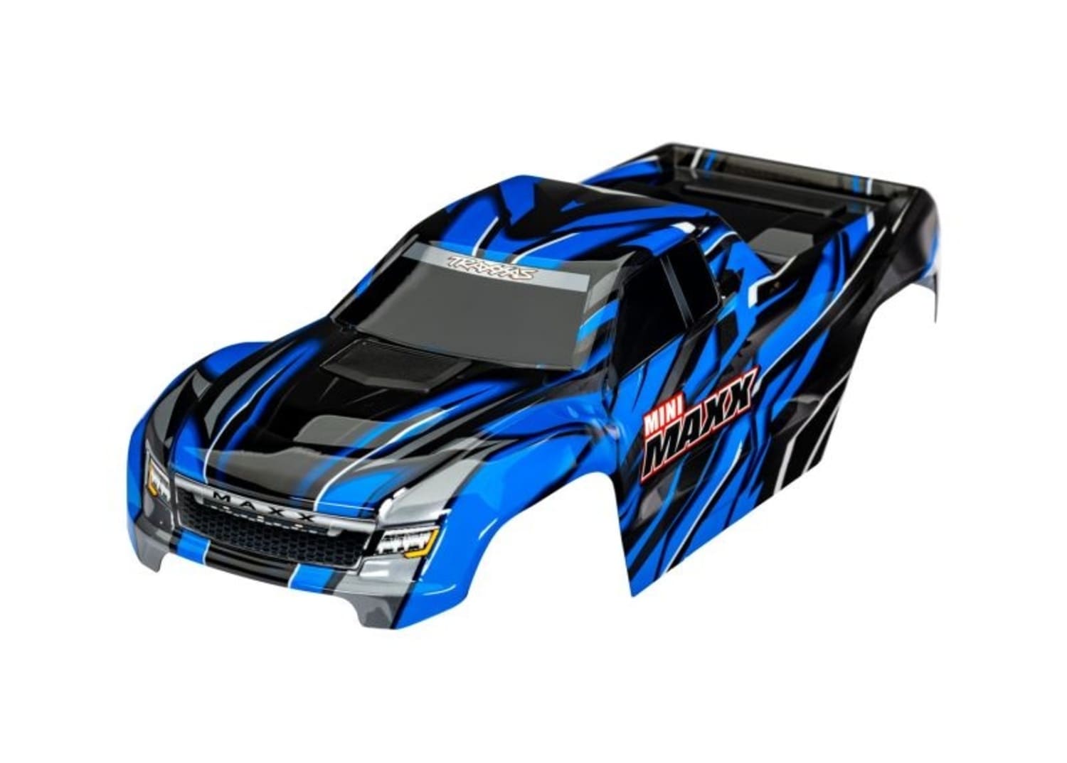 Traxxas Karosserie blau mit Aufkleber _ Clipless - RC-Zubehoer