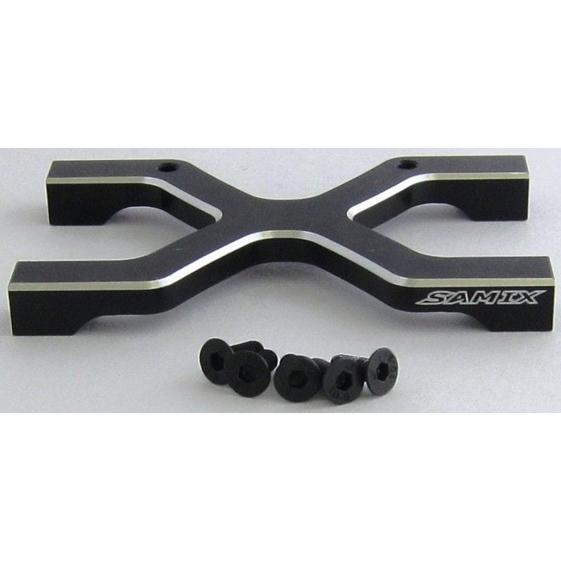 SAMIX Chassis H Strebe schwarz hinten für Axial SCX10, SCX10-2