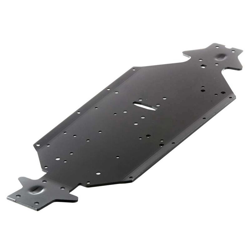 Arrma AR320188 Chassis Aluminum SWB Silver_Blue Typhon - RC-Zubehoer