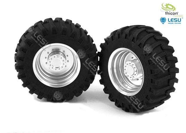 Lesu 1_16 Traktor-Felgen vorne Paar - RC-Zubehoer