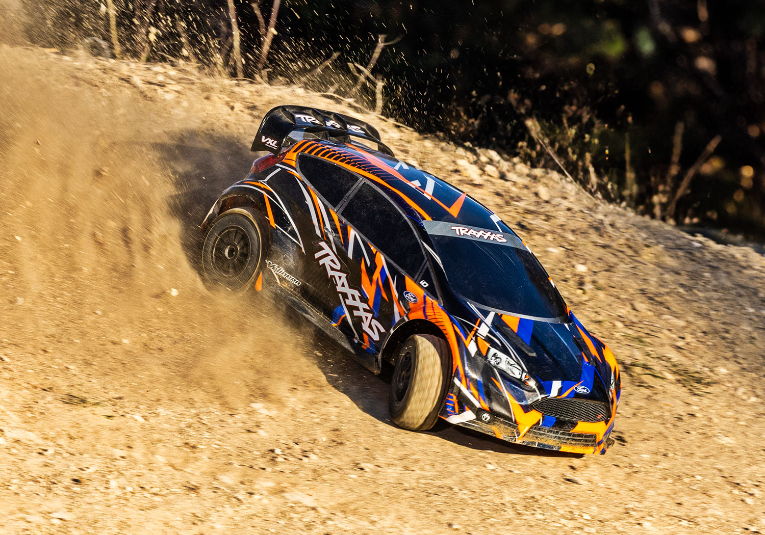 Traxxas RC Ford Fiesta ST Rally 4x4 VXL Brushless 1:10 RTR Orange Traxxas RC Ford Fiesta ST Rally 4x4 VXL Brushless 1:10 RTR Orange