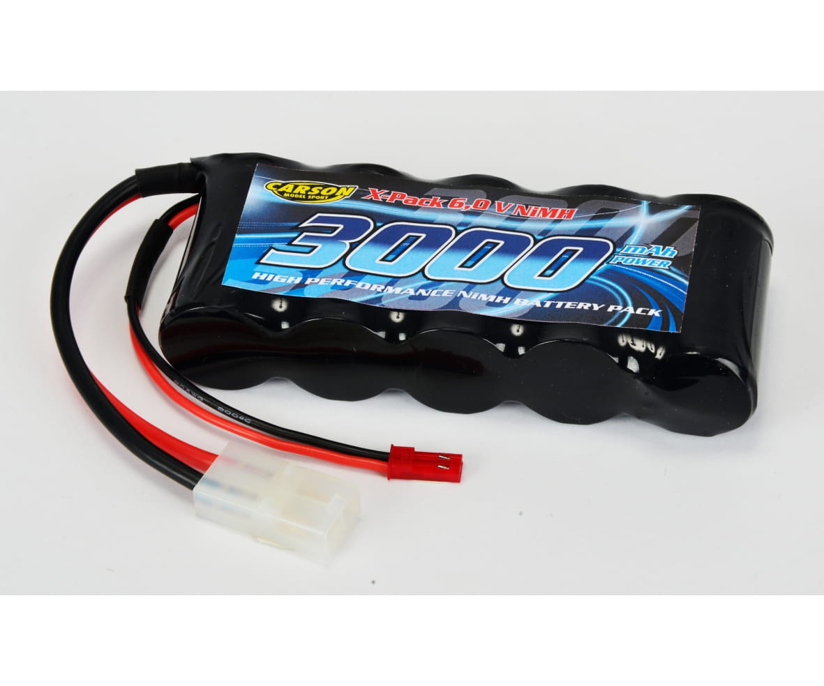 Carson NiMH-RX-Pack-6V-SubC3000mAh-TAM_BEC - RC-Zubehoer
