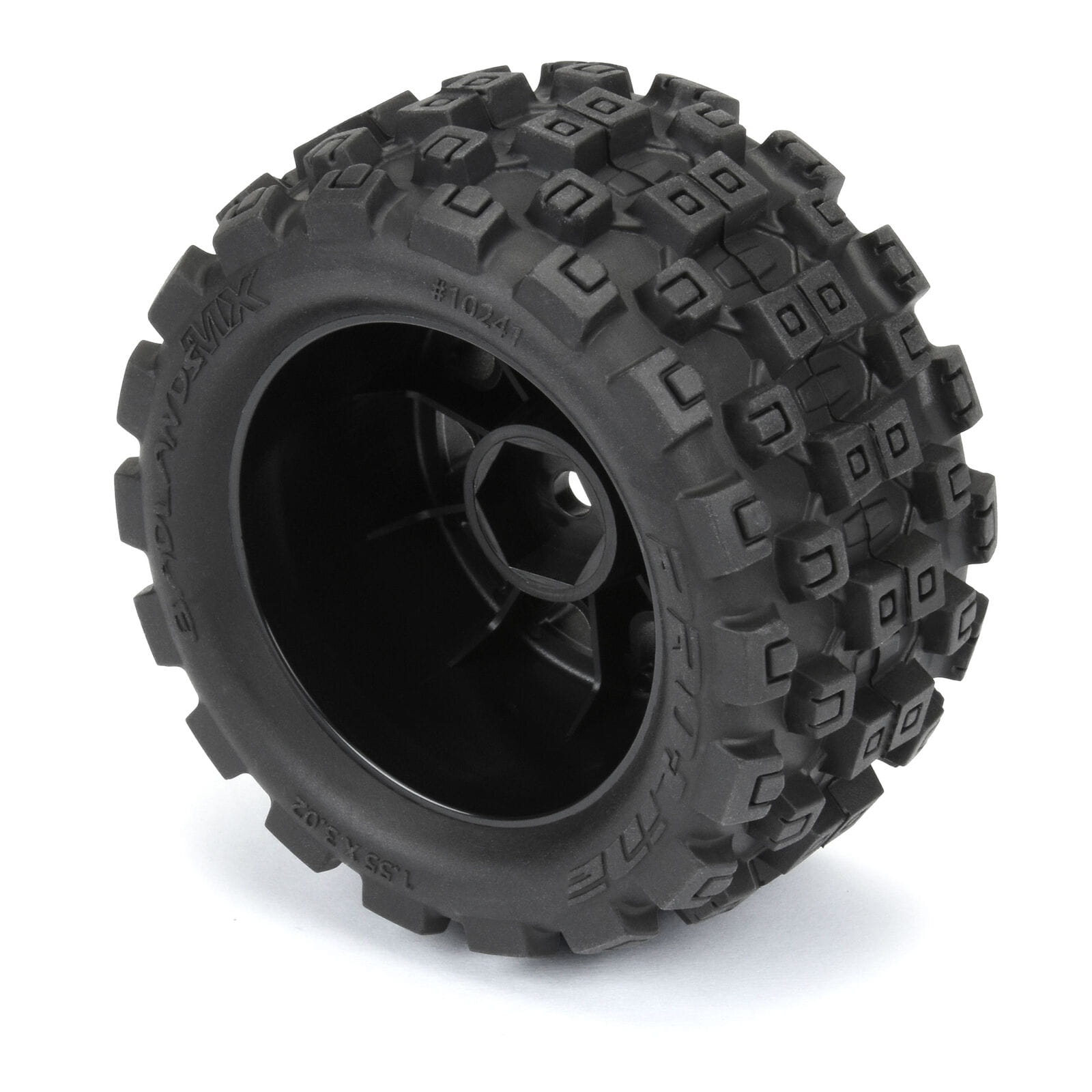 Proline 1_18 Badlands MX 1.85 F_R MTD 12mm Black Raid_ Granite GROM - RC-Zubehoer