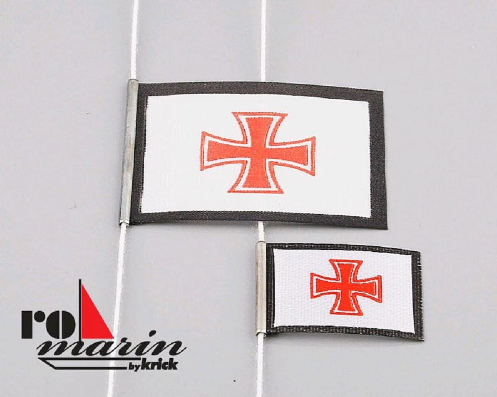 Romarin Flaggensatz DGZRS   25x40 mm_15x30 mm - RC-Zubehoer