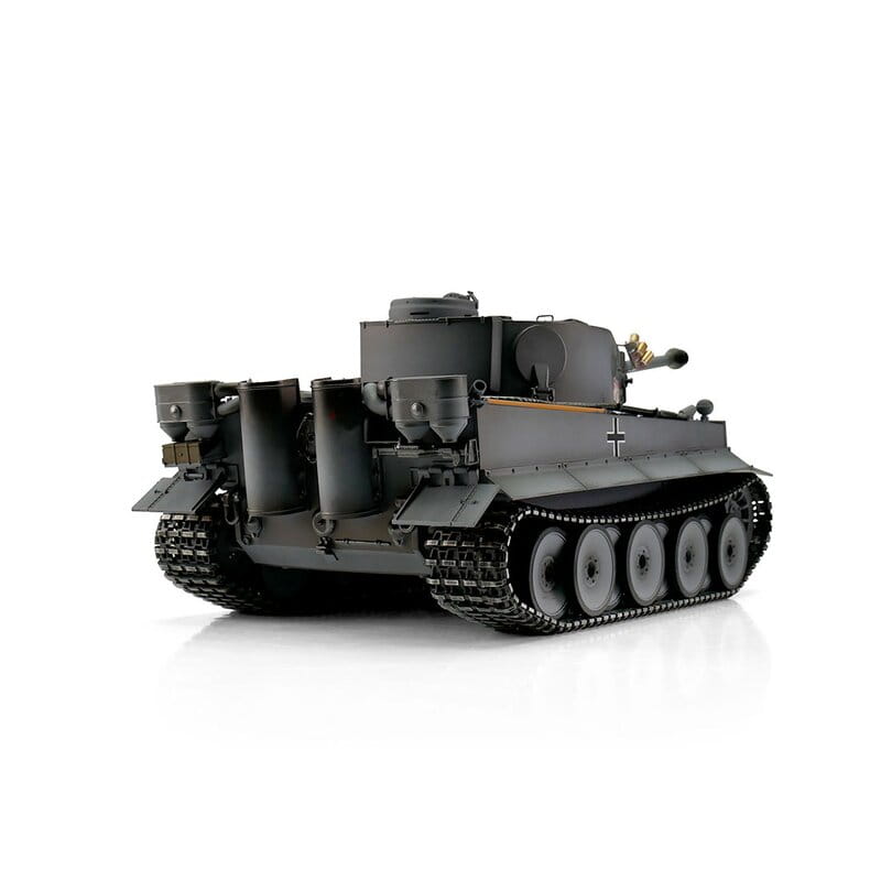 Torro Tiger 1 Fruehe Ausf. RC Panzer 1_16 Pro BB Kanonen-Rauch Holzkiste