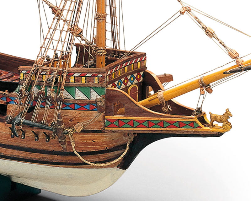 Golden Hind Bausatz im Massstab 1_53 von Mamoli fuer Modellbau-Enthusiasten