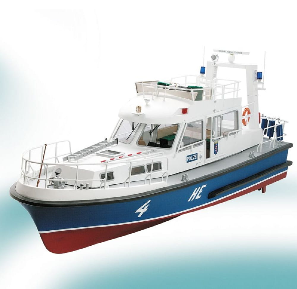 Krick RC Schiff HE 4 Wasserschutz Polizeiboot 1:20 Baukasten Krick RC Schiff HE 4 Wasserschutz Polizeiboot 1:20 Baukasten