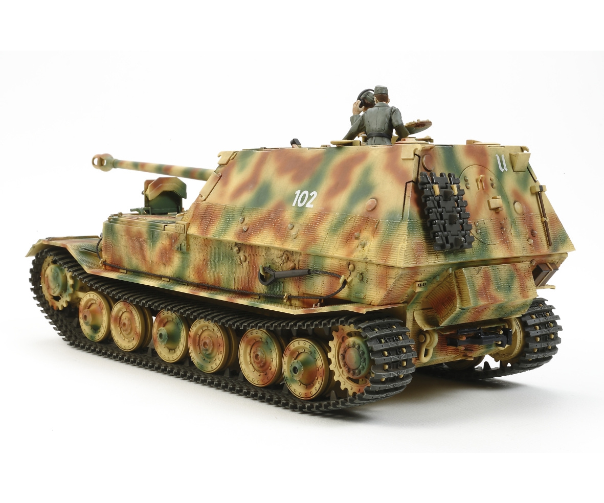Tamiya WWII Deutscher schwerer Kampfpanzer Elefant 1:35 Plastik Modellbau Militär Bausatz