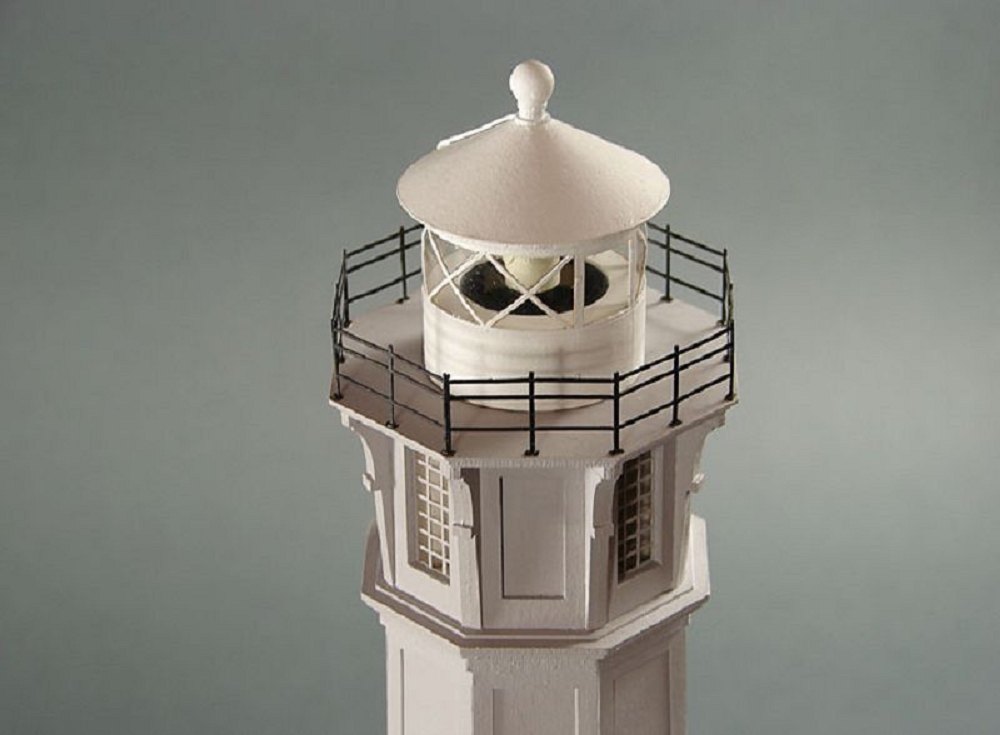 Shipyard Leuchtturm Alcatraz Island Lighthouse USA 1909 1:72 Laser Kartonbausatz